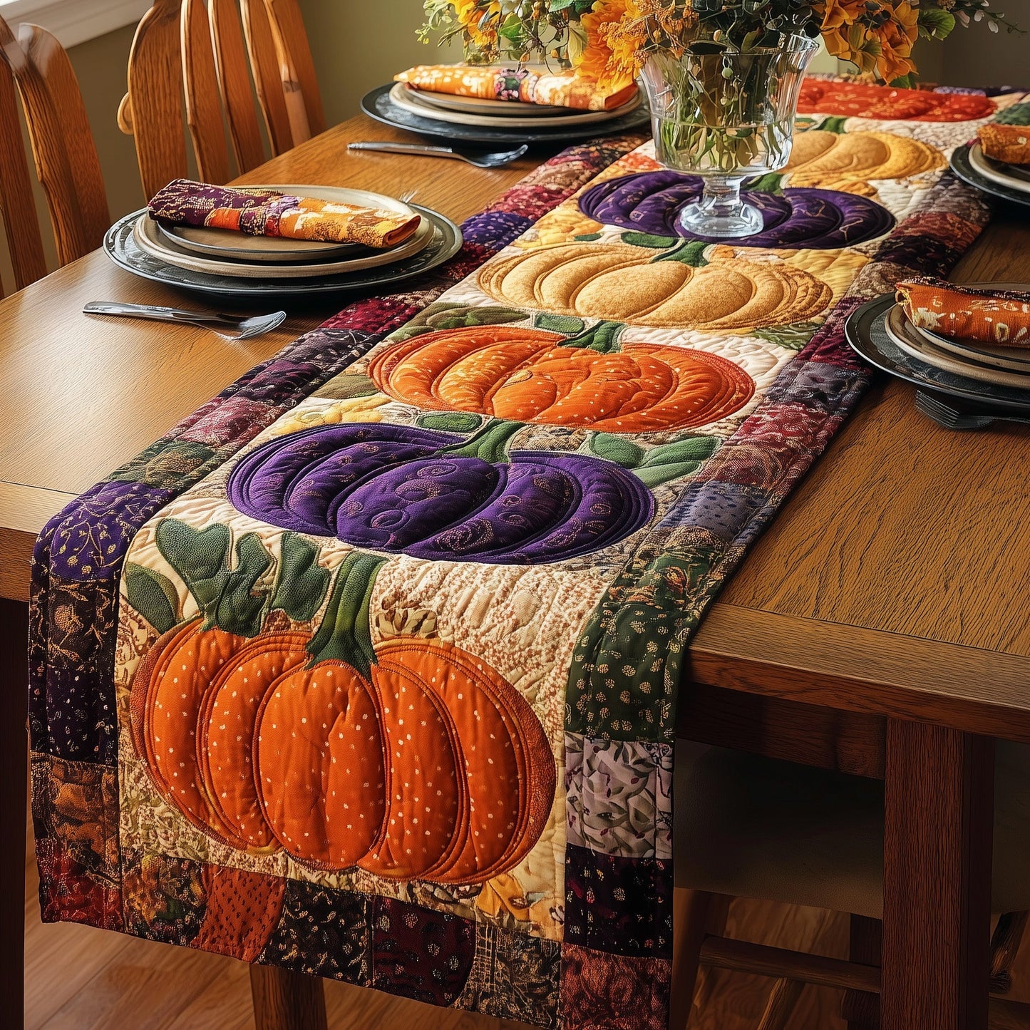Autumn Charm Quilted Table Runner GFTOTP9833