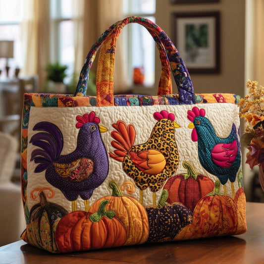 Autumn Coop Charm Quilted Tote Bag GFTOTP9889