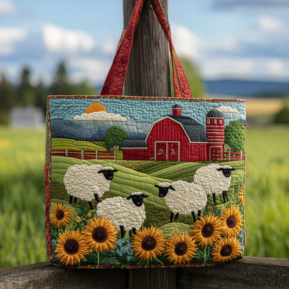 Farmhouse Serenity Quilted Tote Bag GFTOTP9970