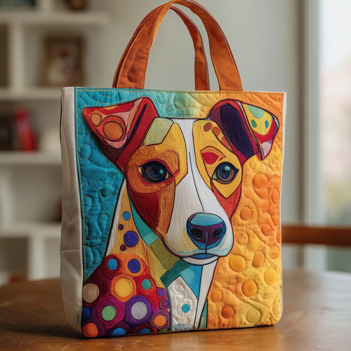 Aesthetic Jack Russell Quilted Tote Bag GFTOXM102