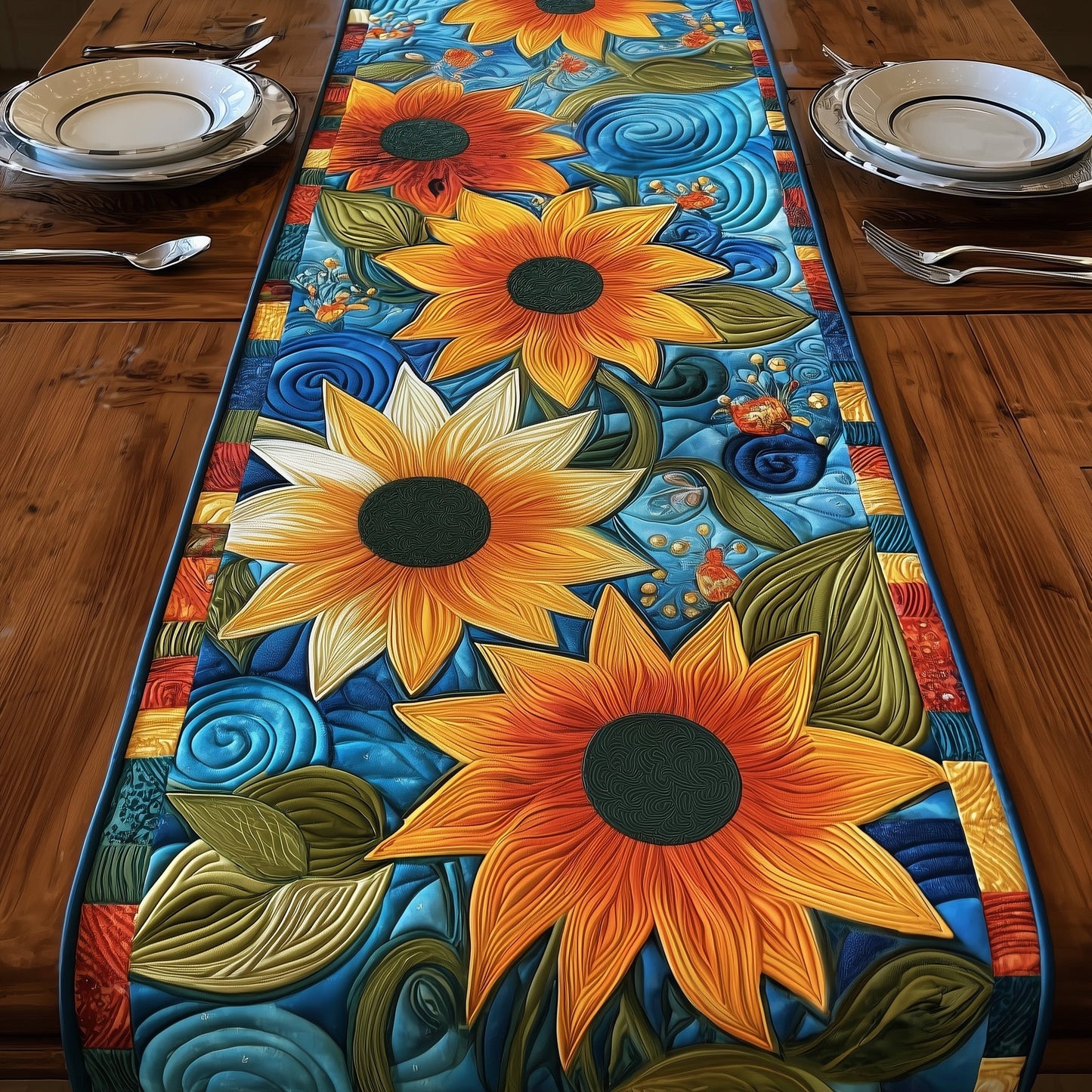 Sunflower Quilted Table Runner GFTOXM103
