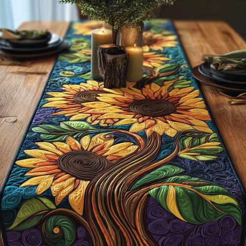 Sunburst  Quilted Table Runner GFTOXM108