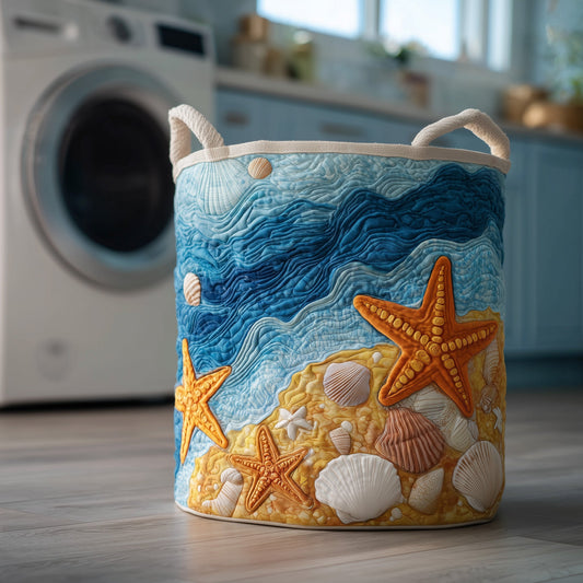 Blue Coast Quilted Laundry Basket GFTOXM148