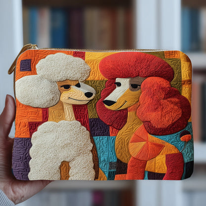Poodle Couple Quilted Purse GFTOXM149