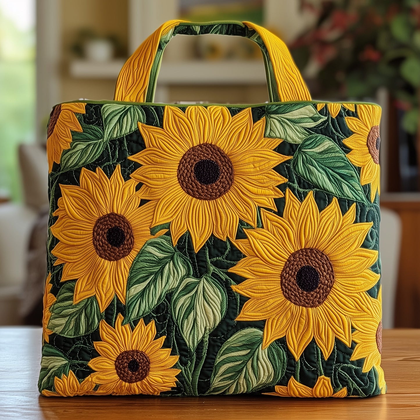 Sunflower Quilted Tote Bag GFTOXM207