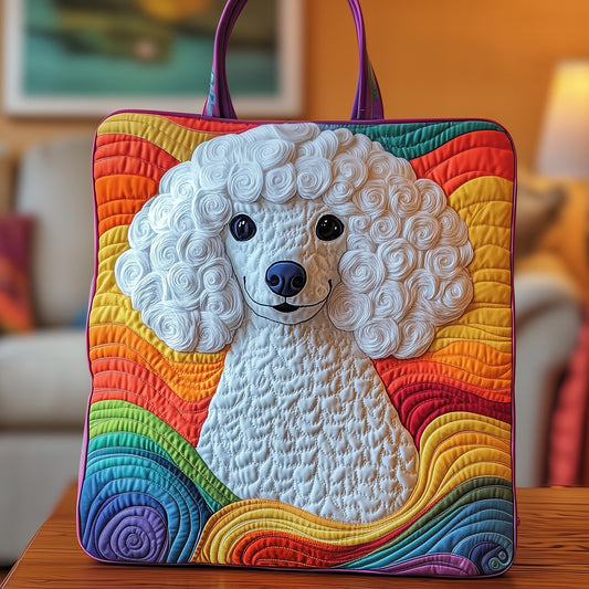 Poodle Quilted Tote Bag GFTOXM212