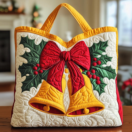 Christmas Mistletoe Quilted Tote Bag GFTOXM218