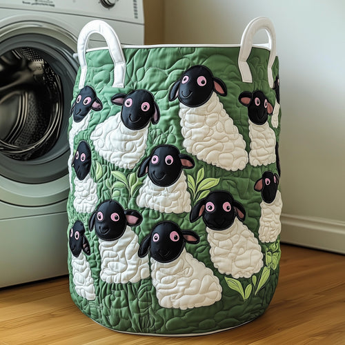 Sheep Quilted Laundry Basket GFTOXM253
