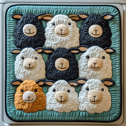 Sheep Quilted Washer and Dryer Cover GFTOXM297