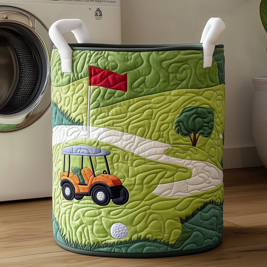 Golf Quilted Laundry Basket GFTOXM315