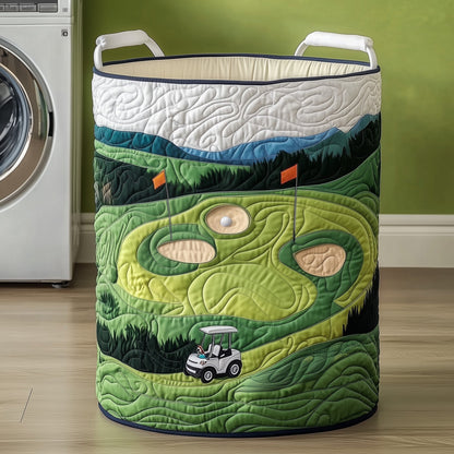Golf Quilted Laundry Basket GFTOXM317