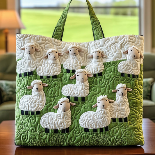 Sheep Quilted Tote Bag GFTOXM331