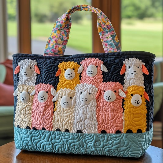 Sheep Quilted Tote Bag GFTOXM336