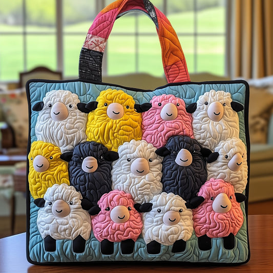 Sheep Quilted Tote Bag GFTOXM338