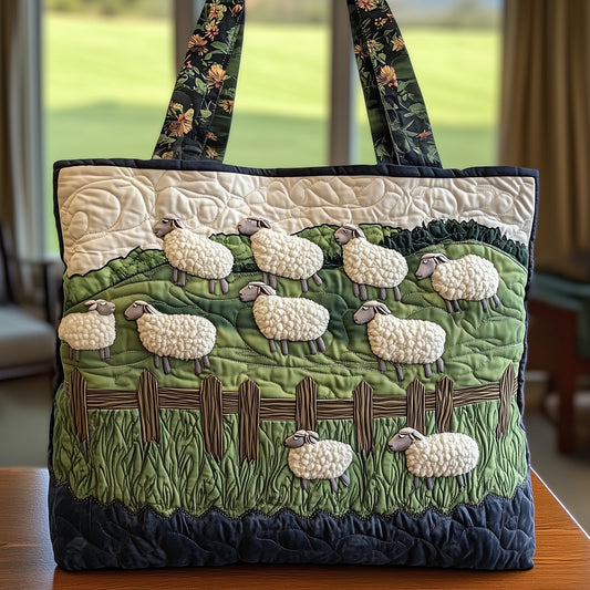 Sheep Quilted Tote Bag GFTOXM340
