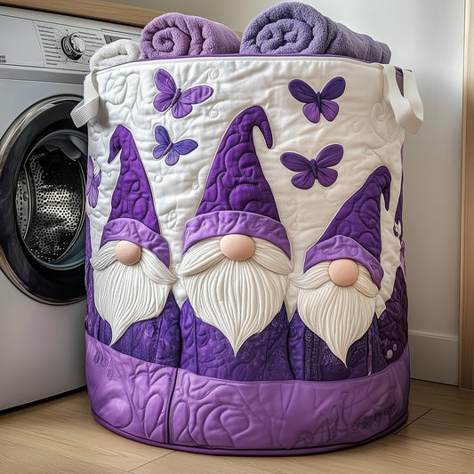 Gnome Quilted Laundry Basket GFTOXM343