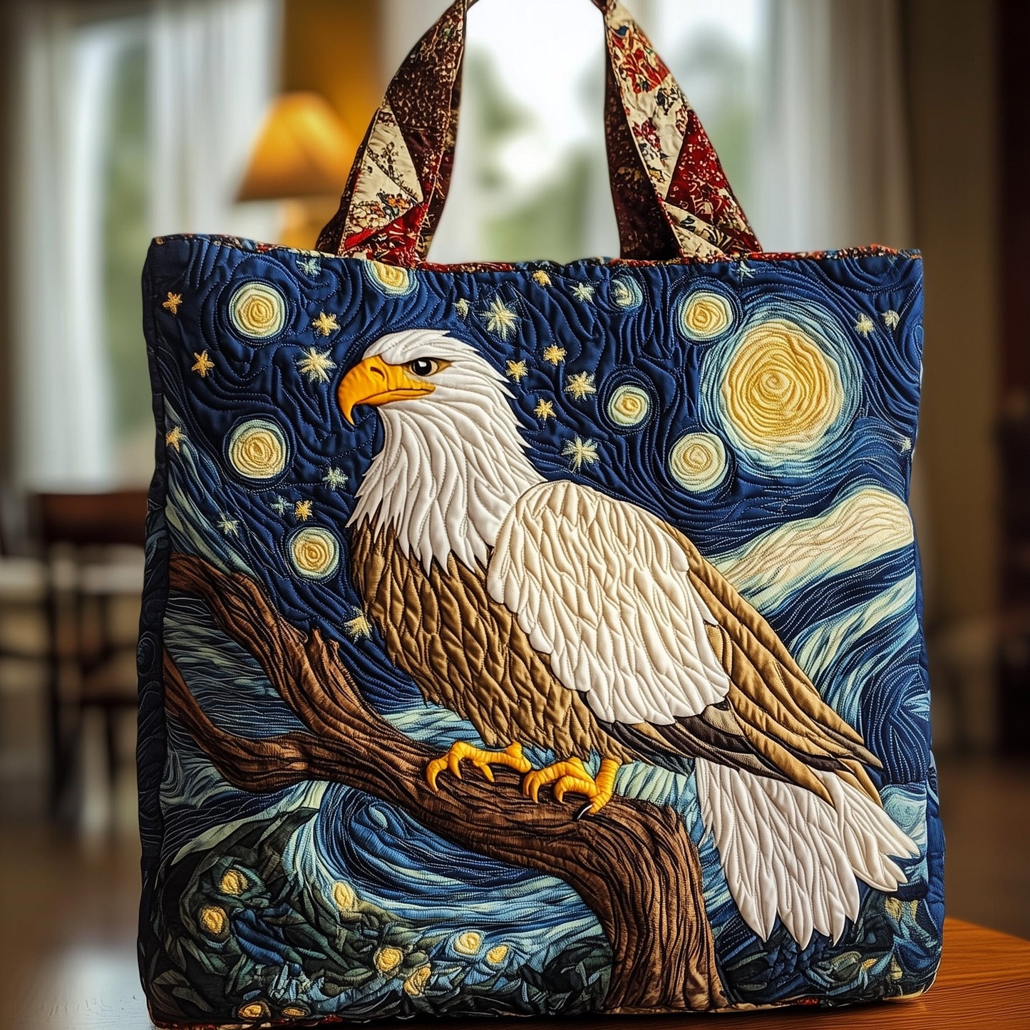 Eagle Quilted Tote Bag GFTOXM357