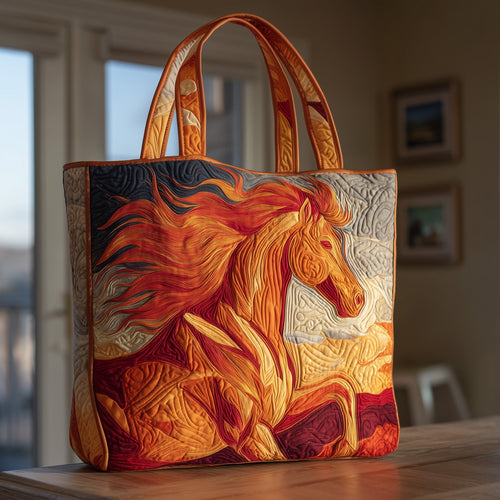 Lava Horse Quilted Tote Bag GFTOXM35