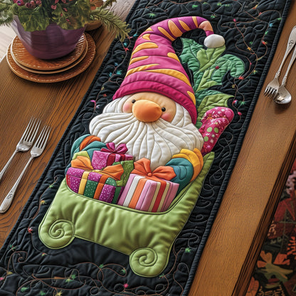 Christmas Gnome Quilted Table Runner GFTOXM364