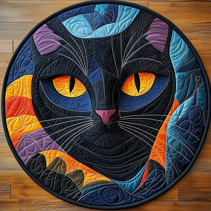 Cat Quilted Round Mat GFTOXM369