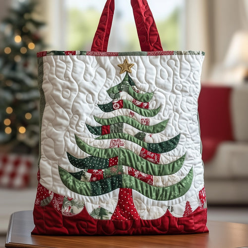 Christmas Tree Quilted Tote Bag GFTOXM392