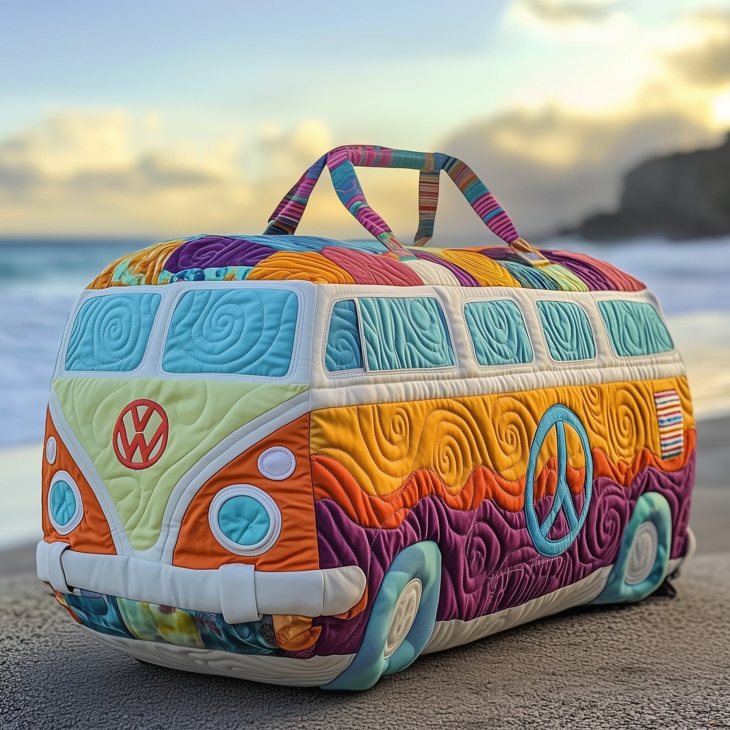 Wave Van Quilted Duffle Bag GFTOXM410