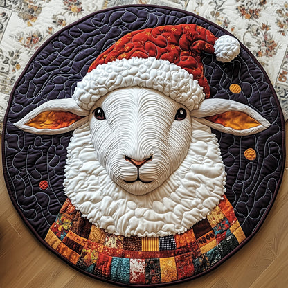 Sheep Quilted Round Mat GFTOXM438