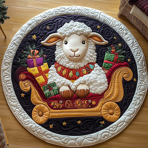 Sheep Quilted Round Mat GFTOXM439