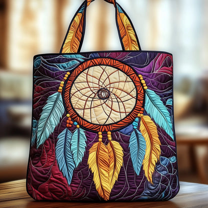 Native Dreamcatcher Quilted Tote Bag GFTOXM466