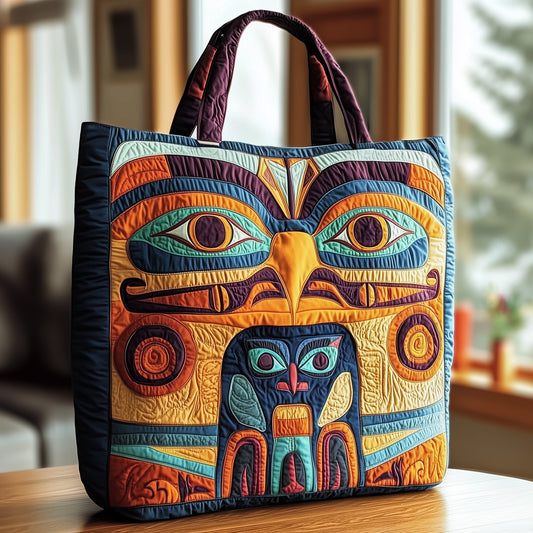 Totem Pole Quilted Tote Bag GFTOXM467