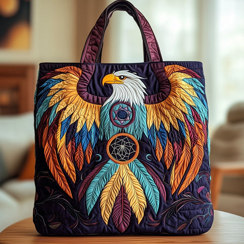 Native American Eagle Quilted Tote Bag GFTOXM468