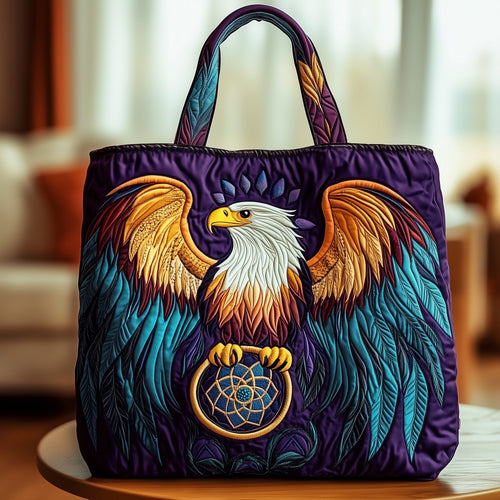 Native American Eagle Quilted Tote Bag GFTOXM469