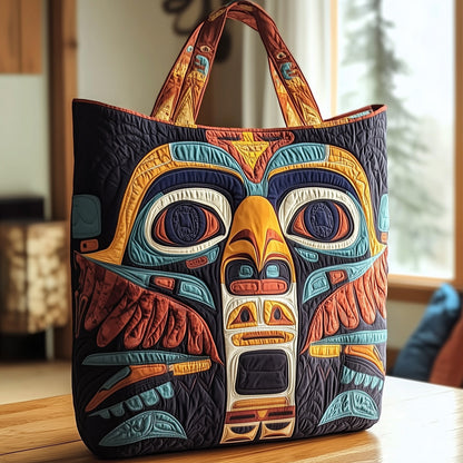 Totem Pole Quilted Tote Bag GFTOXM470