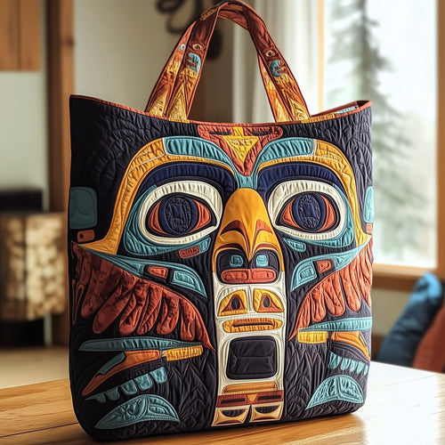 Totem Pole Quilted Tote Bag GFTOXM470