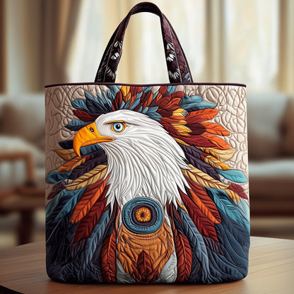 Native American Eagle Quilted Tote Bag GFTOXM472