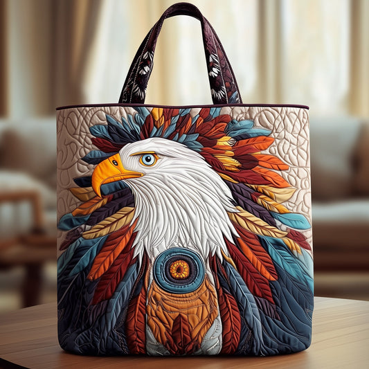 Native American Eagle Quilted Tote Bag GFTOXM472