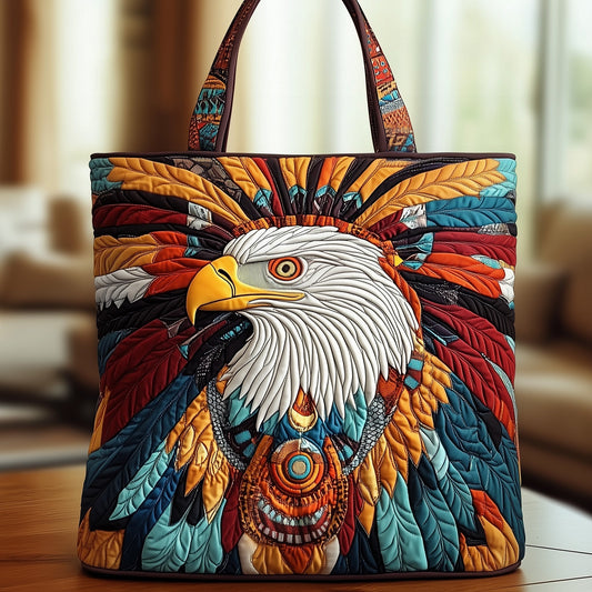 Native American Eagle Quilted Tote Bag GFTOXM474