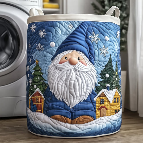 Merry Christmas Quilted Laundry Basket GFTOXM485
