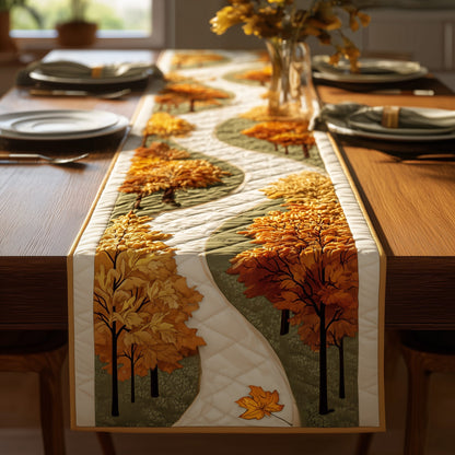 Autumn Road Quilted Table Runner GFTOXM50