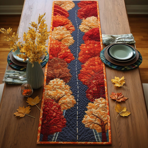 Autumn Avenue Quilted Table Runner GFTOXM64
