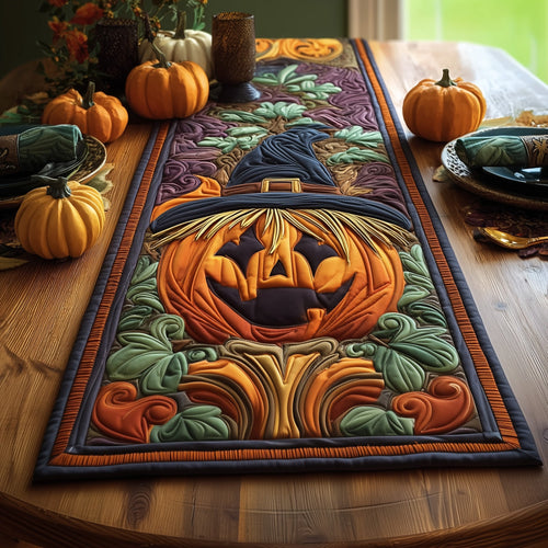 Cozy Autumn Welcome Quilted Table Runner GFTOXM75
