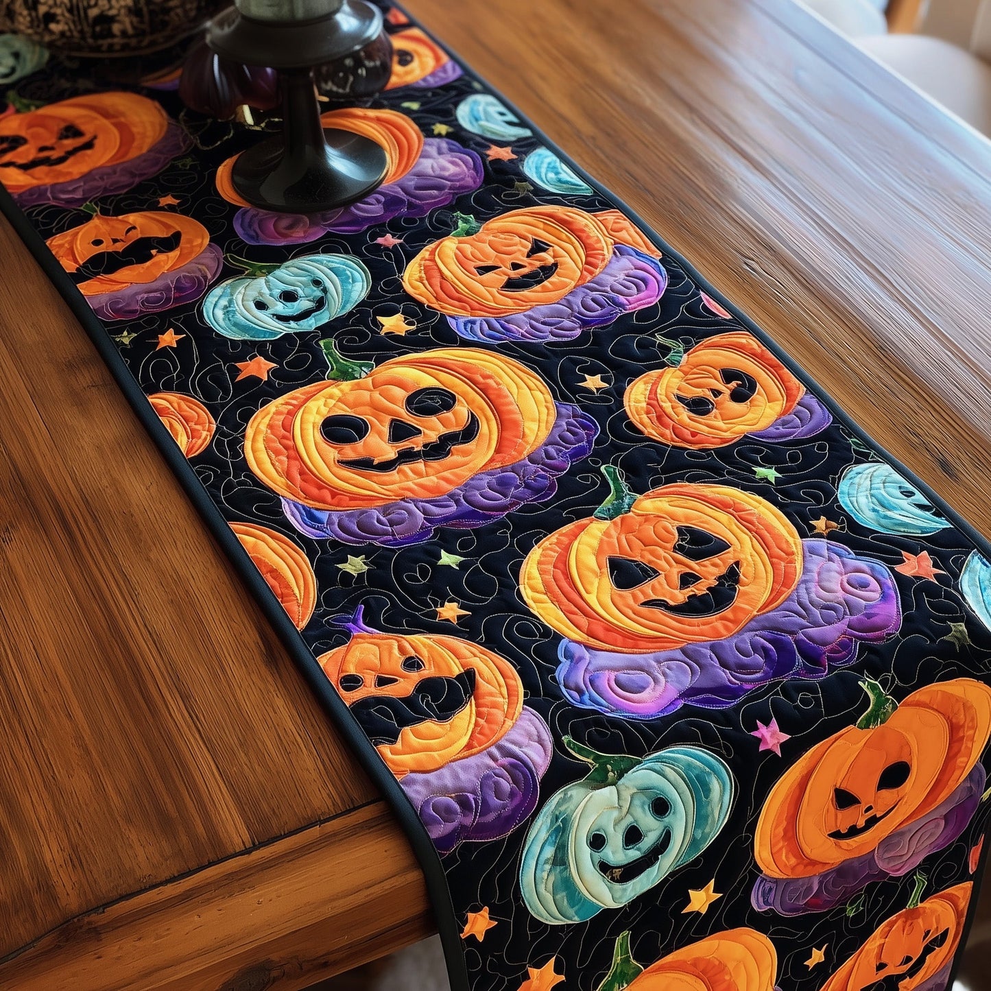 Pumpkin Parade Quilted Table Runner GFTOXM77