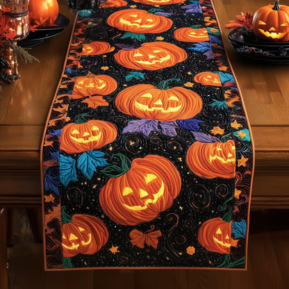 Mystic Halloween Quilted Table Runner GFTOXM89