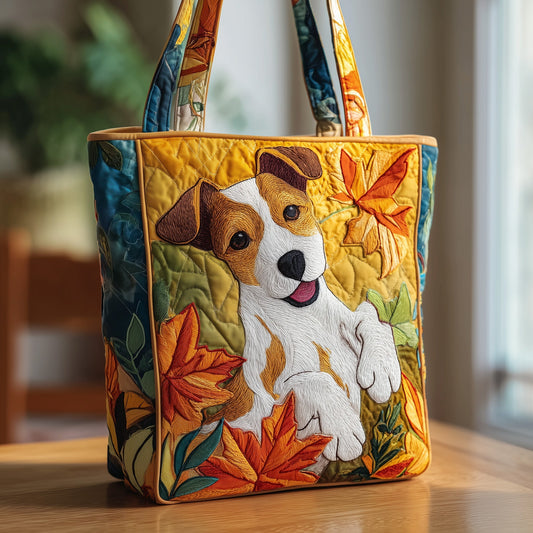 Autumn Jack Russell Quilted Tote Bag GFTOXM97
