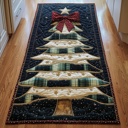 Starry Christmas Tree Runner Rug GFTOYC1015