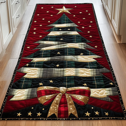 Starry Christmas Tree Runner Rug GFTOYC1017