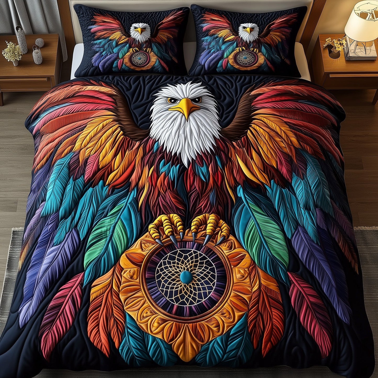 Dreamcatcher Eagle Duvet Cover Set GFTOYC1040