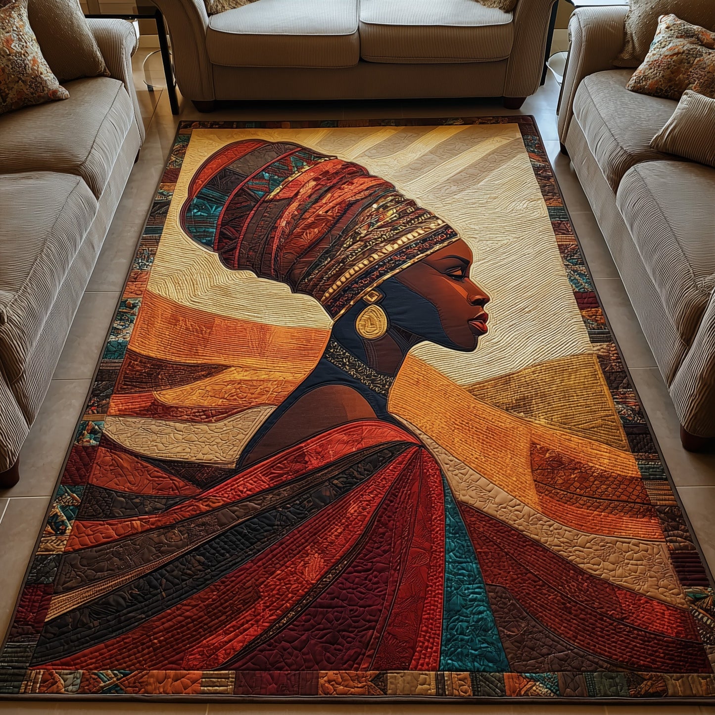 Golden Queens Area Rug GFTOYC1064