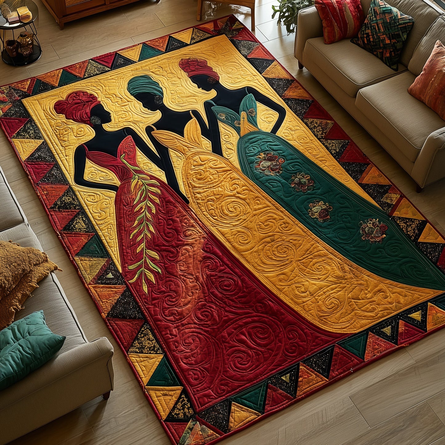Golden Queens Area Rug GFTOYC1066