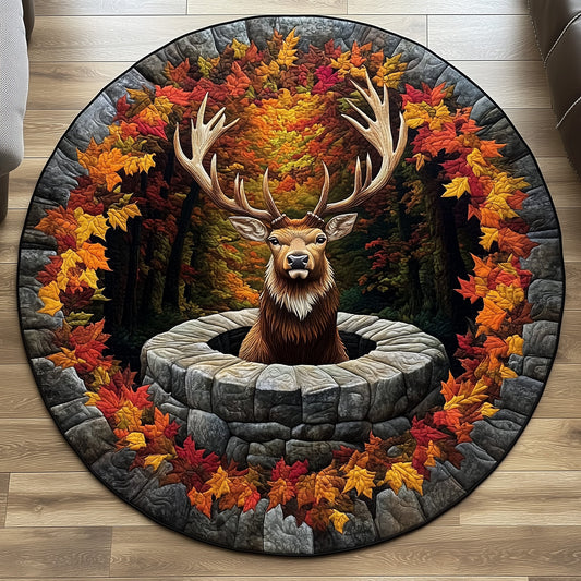 Golden Majesty Quilted Round Mat GFTOYC1074